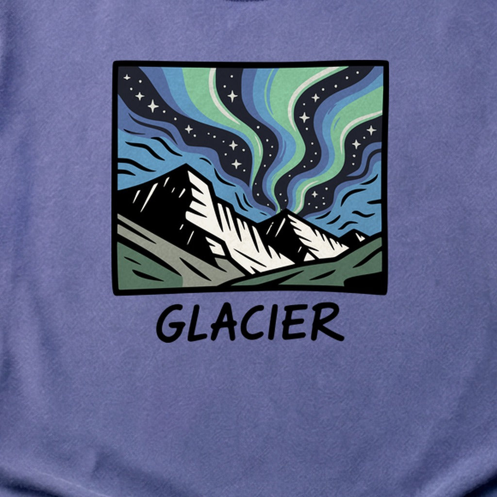 Glacier National Park at Night Cotton T-Shirt
