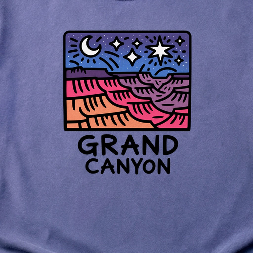 Grand Canyon at Night Cotton T-Shirt