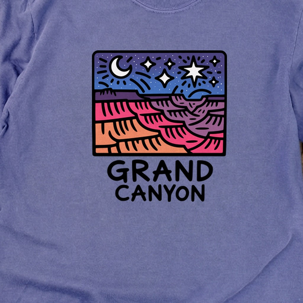 Grand Canyon at Night Cotton Long Sleeve
