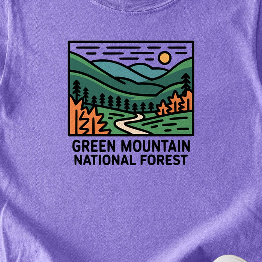 Green Mountain National Forest Kids Cotton T-Shirt