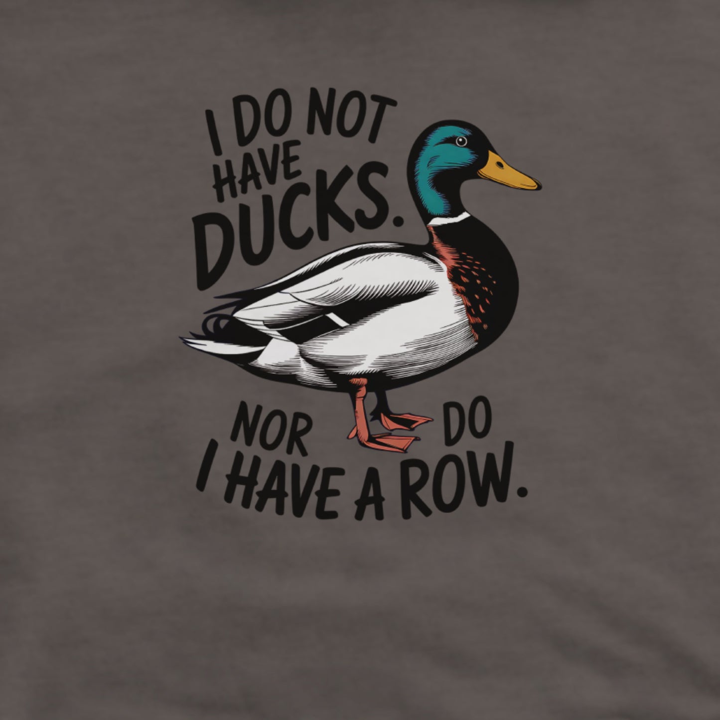 Ducks in a Row Hoodie Adventure and Outdoors Themed Hoodie