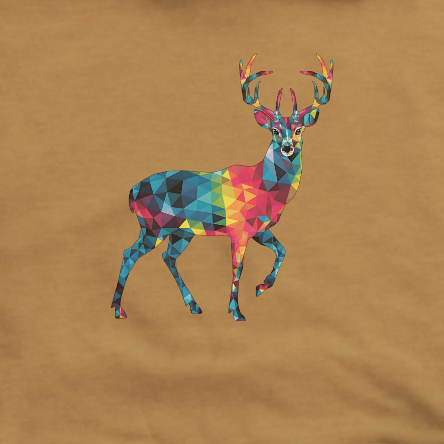 Deer Mosaic Hoodie Adventure and Outdoors Themed Hoodie
