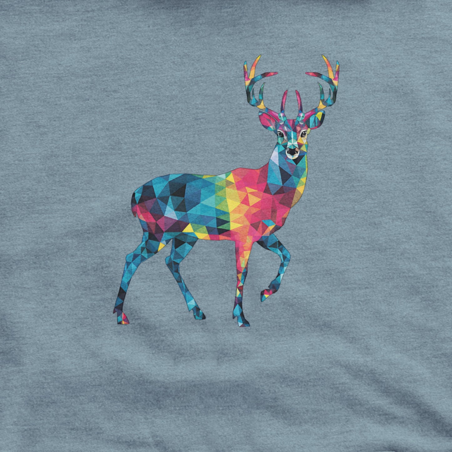 Deer Mosaic Hoodie Adventure and Outdoors Themed Hoodie