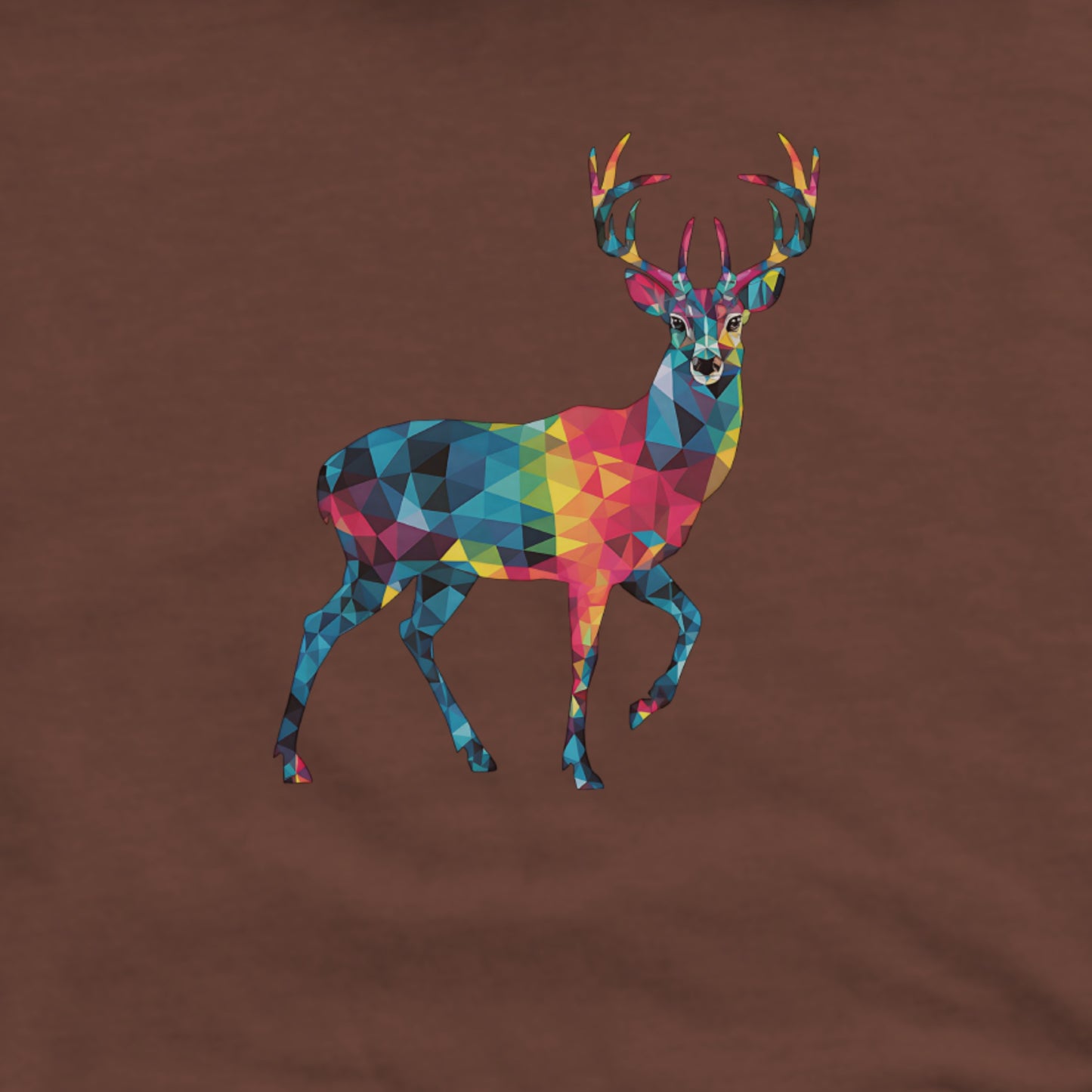 Deer Mosaic Hoodie Adventure and Outdoors Themed Hoodie