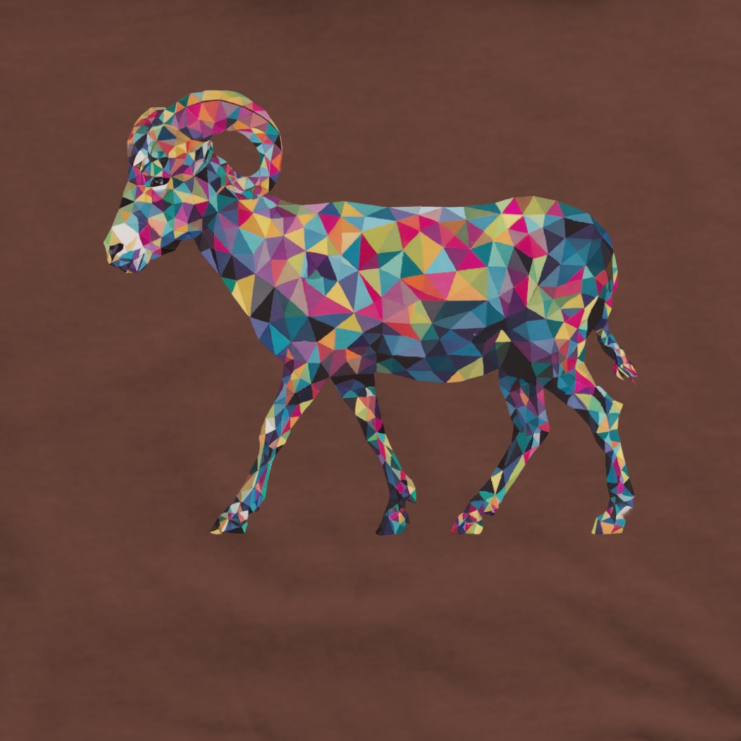 Ram Mosaic Hoodie Adventure and Outdoors Themed Hoodie