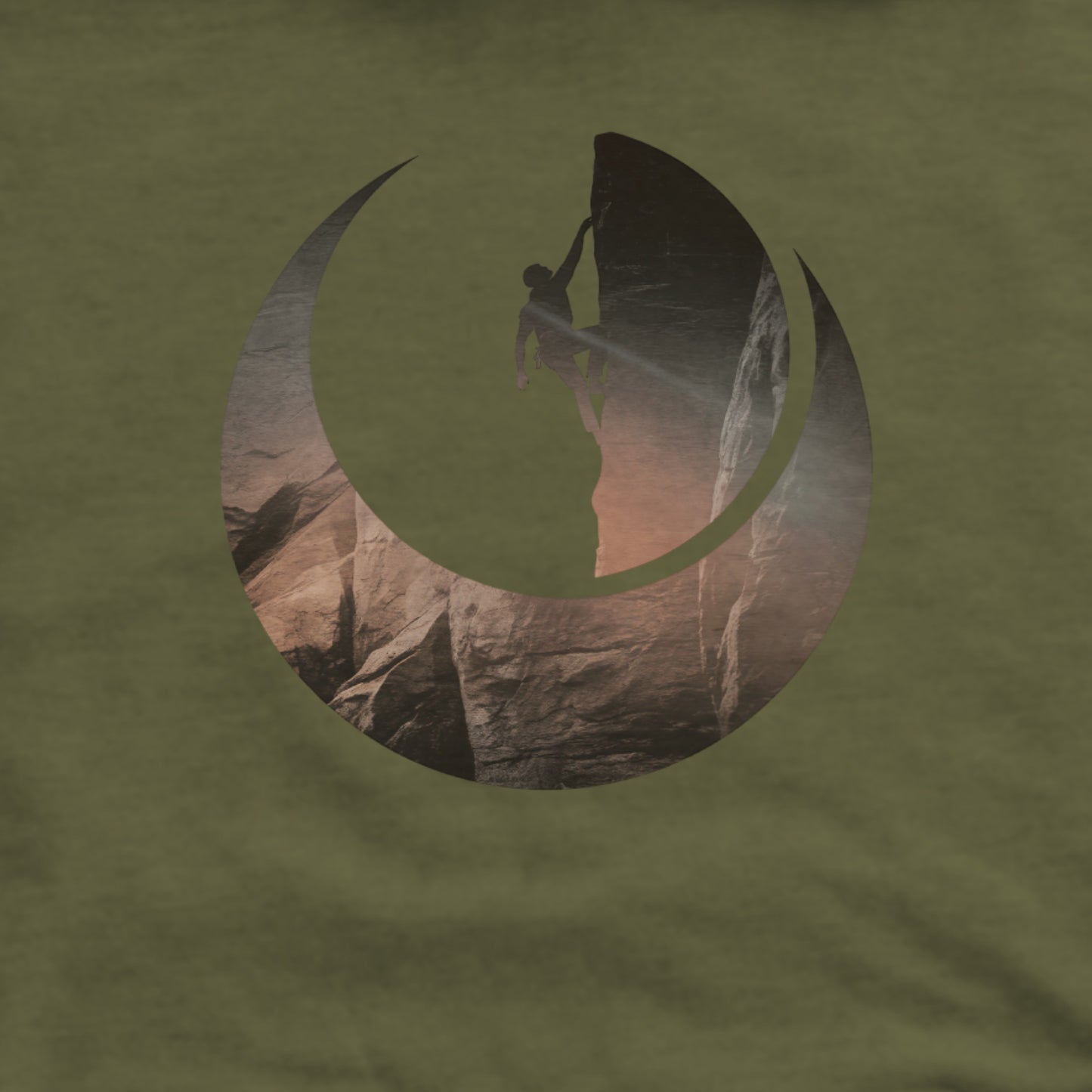 Rock Climber Silhouette Hoodie Adventure and Outdoors Themed Hoodie
