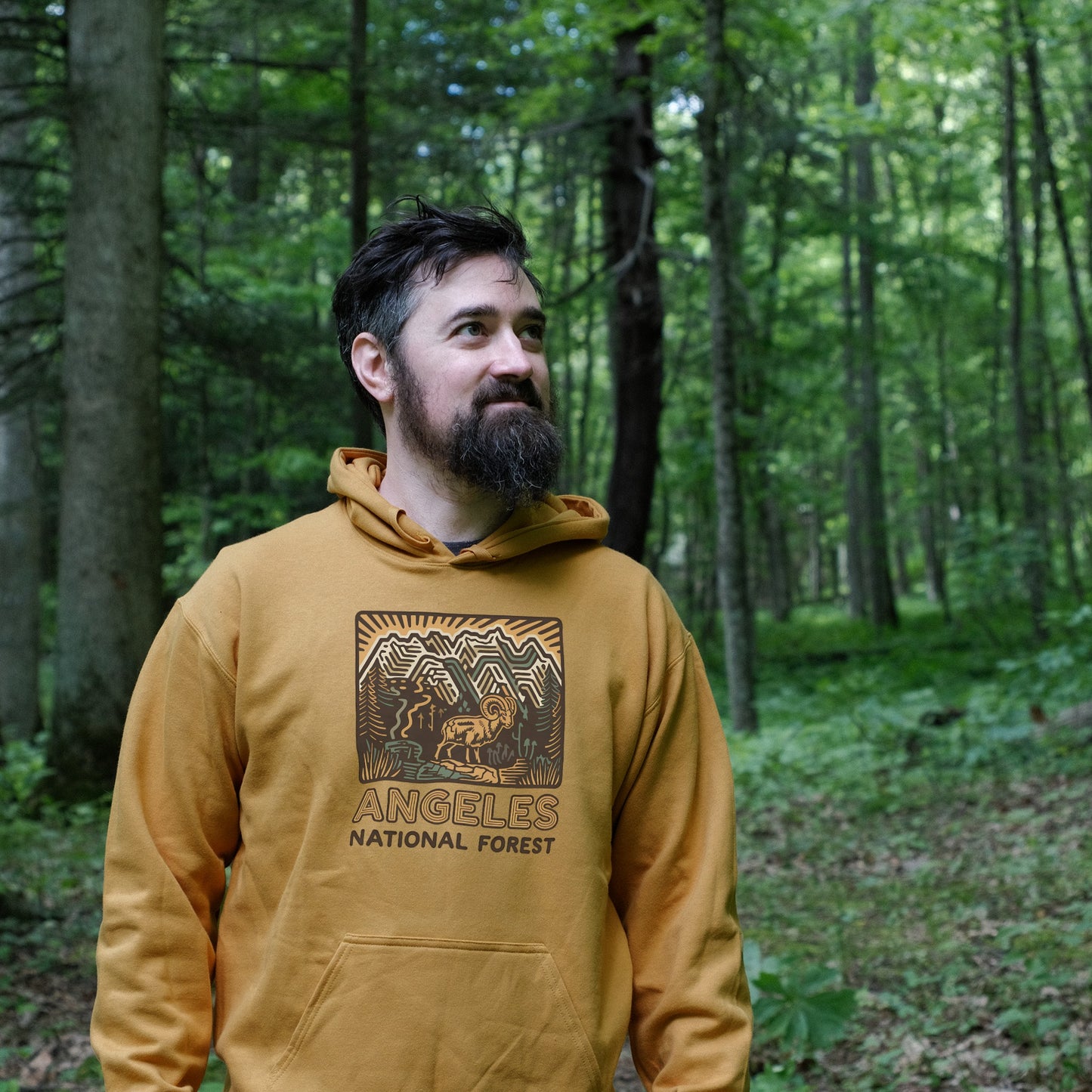 Angeles National Forest Hoodie Adventure and Outdoors Themed Hoodie