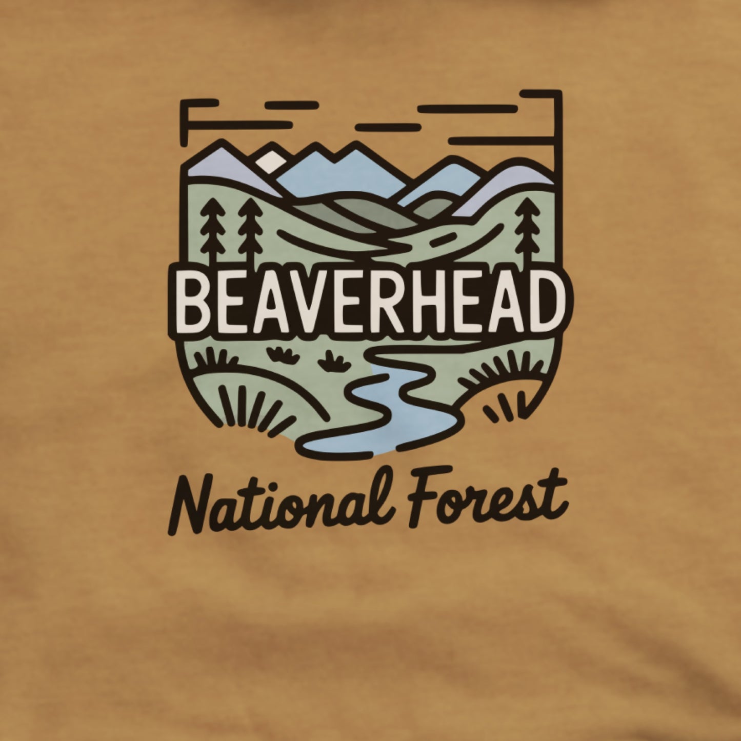 Beaverhead National Forest Hoodie Adventure and Outdoors Themed Hoodie