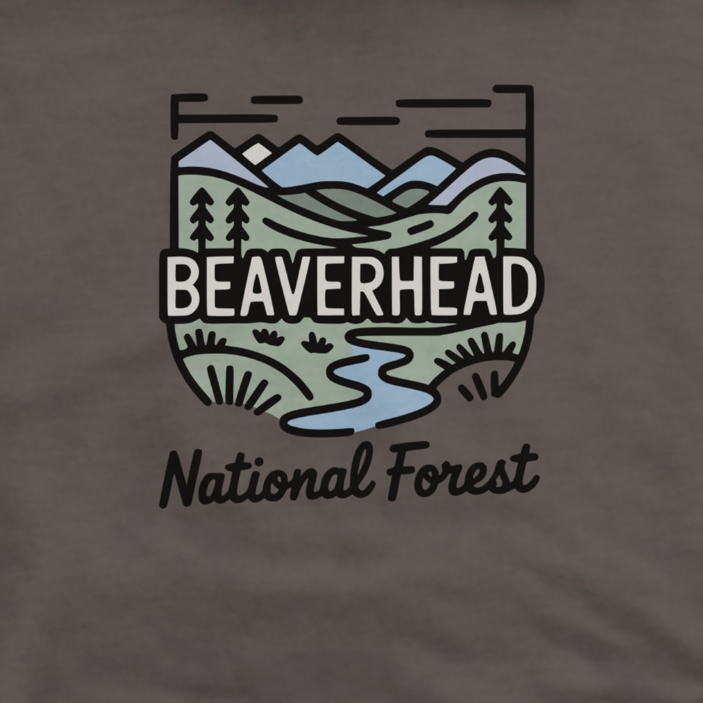 Beaverhead National Forest Hoodie Adventure and Outdoors Themed Hoodie