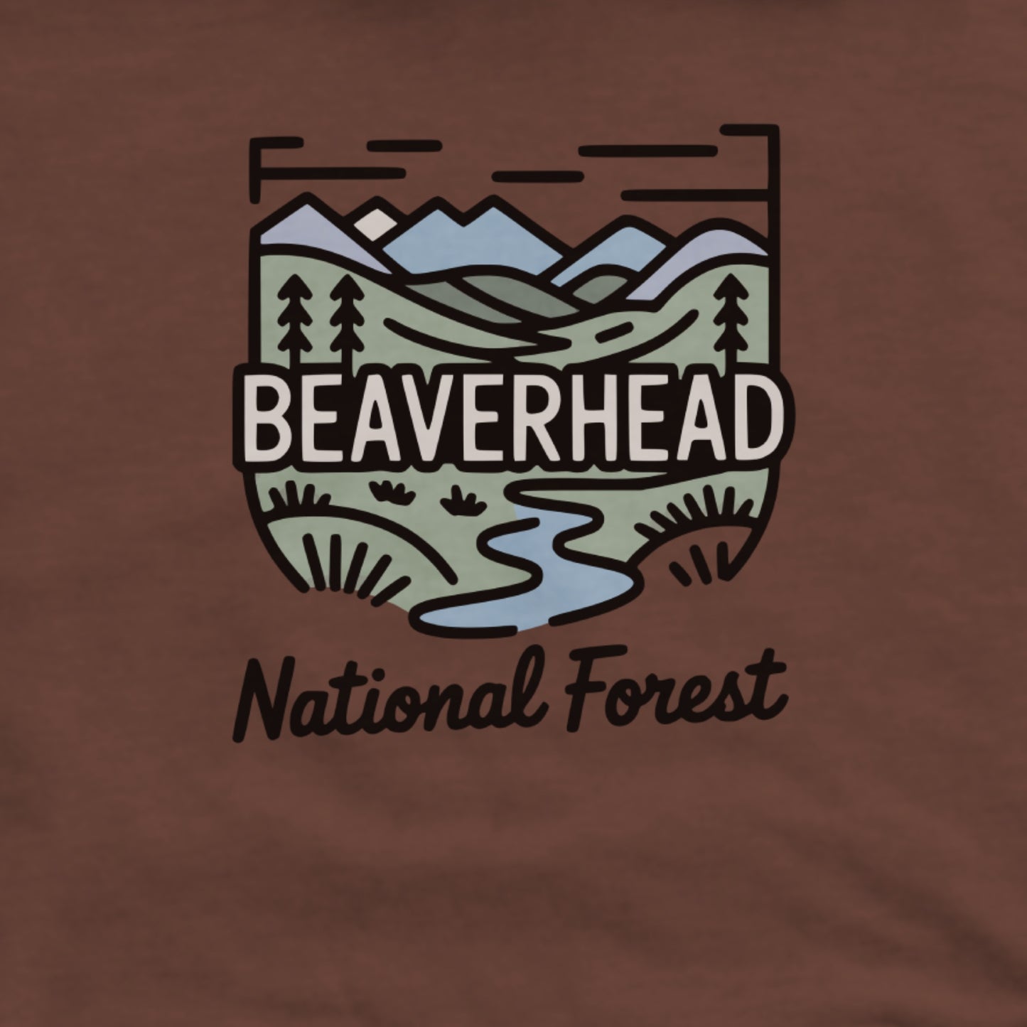 Beaverhead National Forest Hoodie Adventure and Outdoors Themed Hoodie