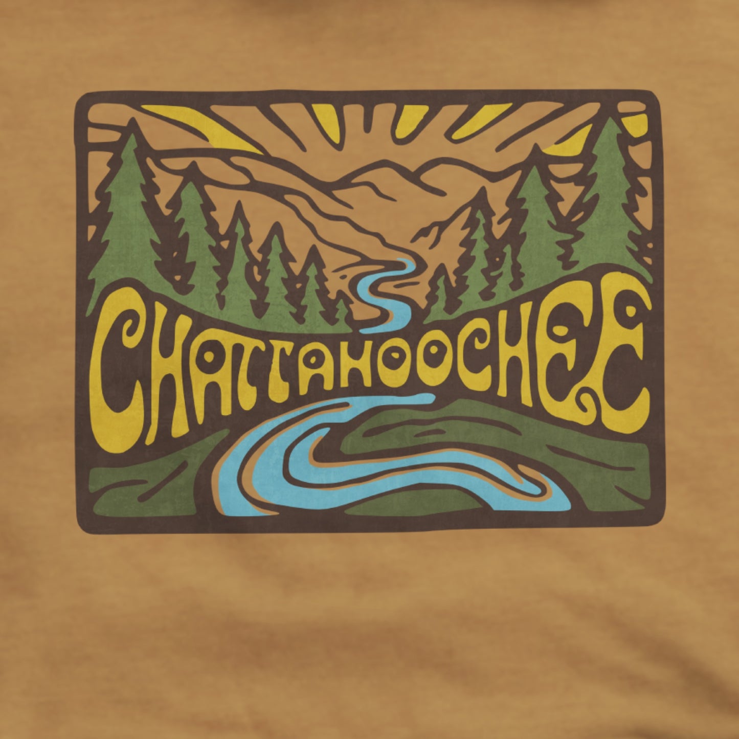 Chattahoochee National Forest Hoodie Adventure and Outdoors Themed Hoodie