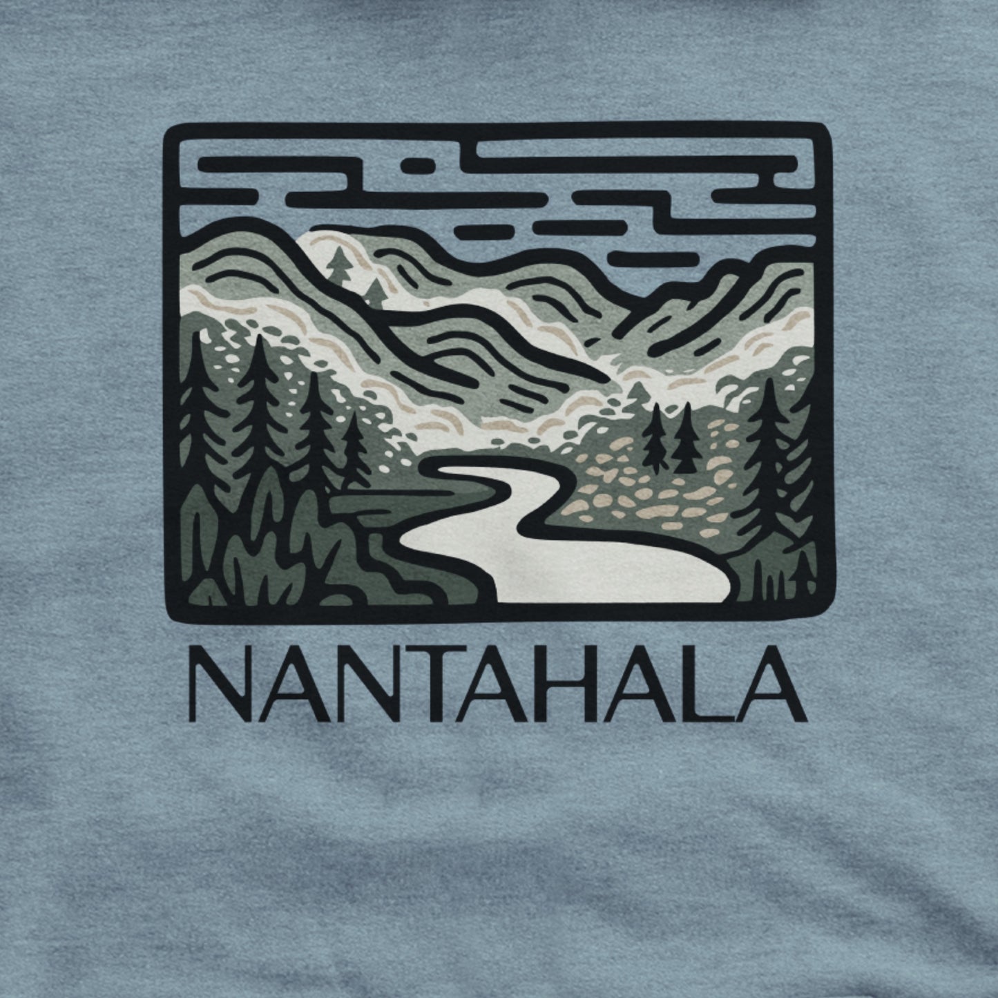 Nantahala National Forest Hoodie Adventure and Outdoors Themed Hoodie