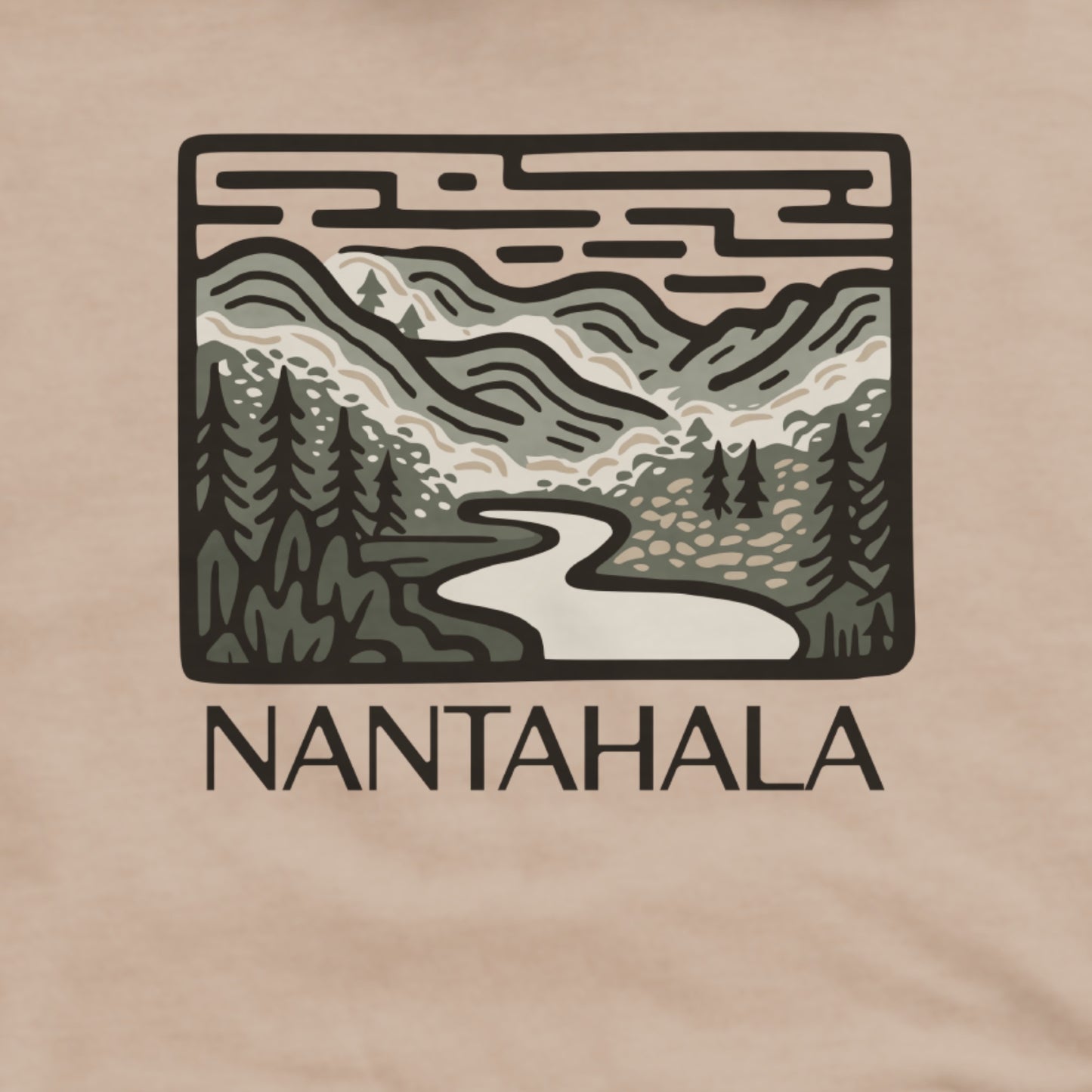 Nantahala National Forest Hoodie Adventure and Outdoors Themed Hoodie