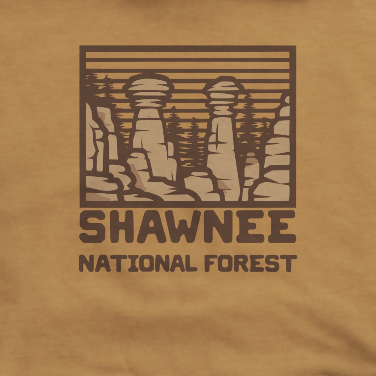 Shawnee National Forest Hoodie Adventure and Outdoors Themed Hoodie