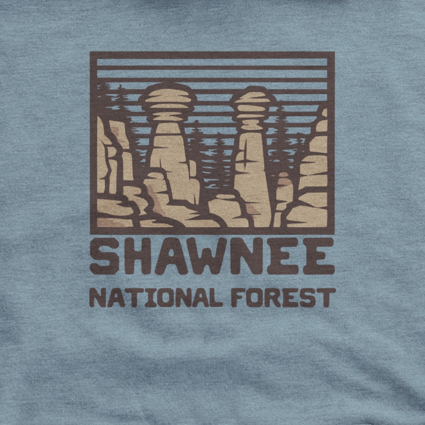 Shawnee National Forest Hoodie Adventure and Outdoors Themed Hoodie