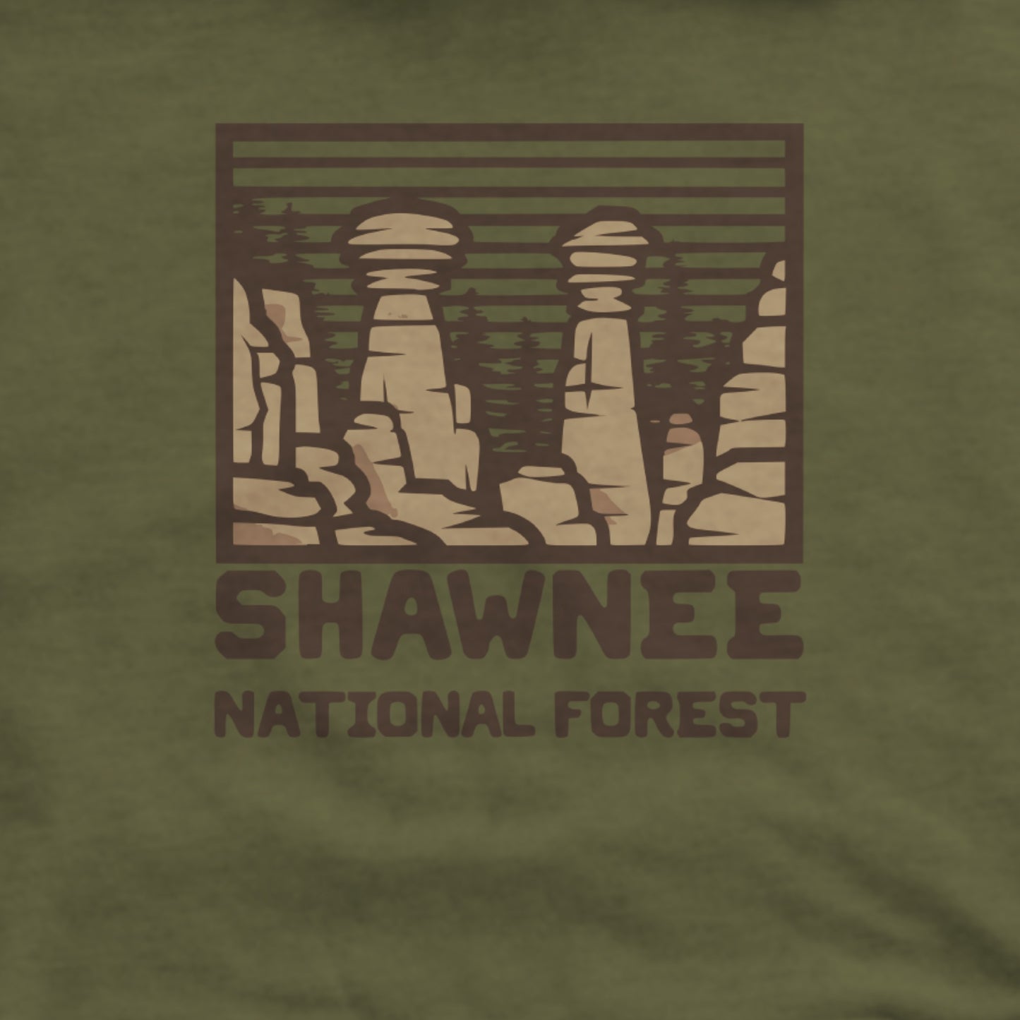 Shawnee National Forest Hoodie Adventure and Outdoors Themed Hoodie