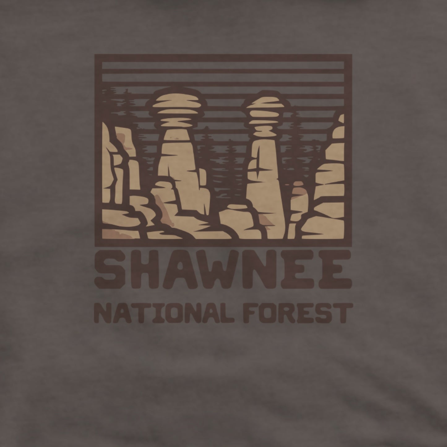 Shawnee National Forest Hoodie Adventure and Outdoors Themed Hoodie