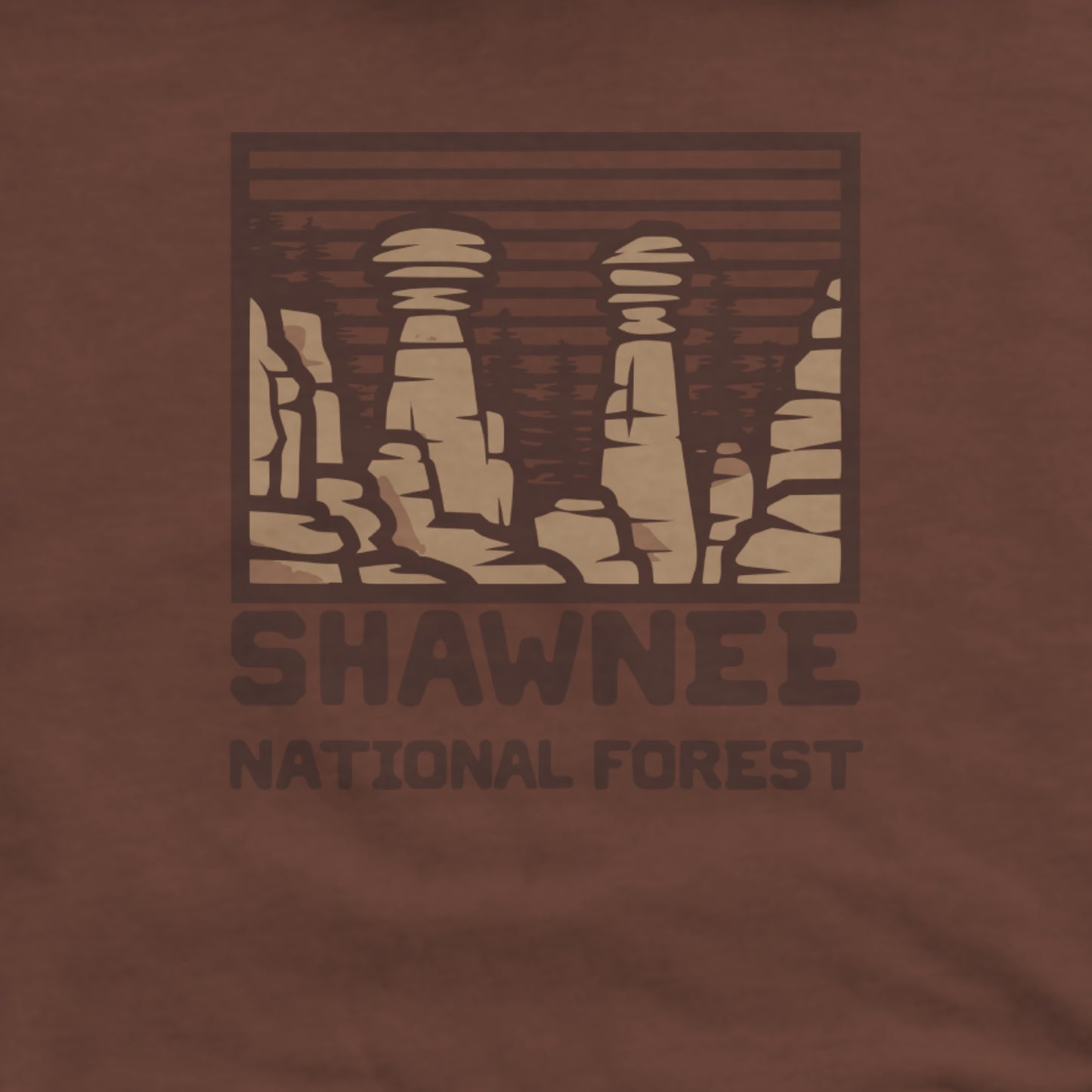 Shawnee National Forest Hoodie Adventure and Outdoors Themed Hoodie