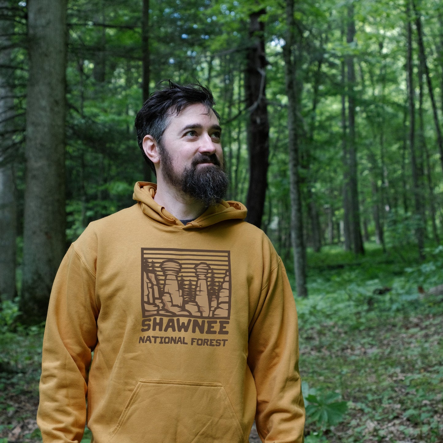 Shawnee National Forest Hoodie Adventure and Outdoors Themed Hoodie