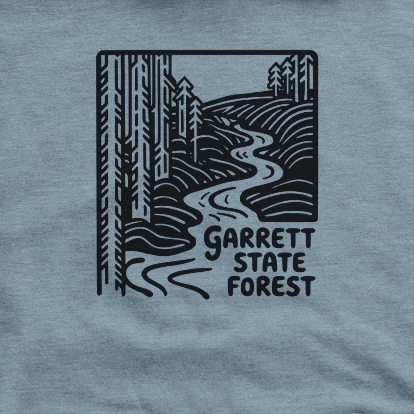 Garrett State Forest Hoodie Adventure and Outdoors Themed Hoodie