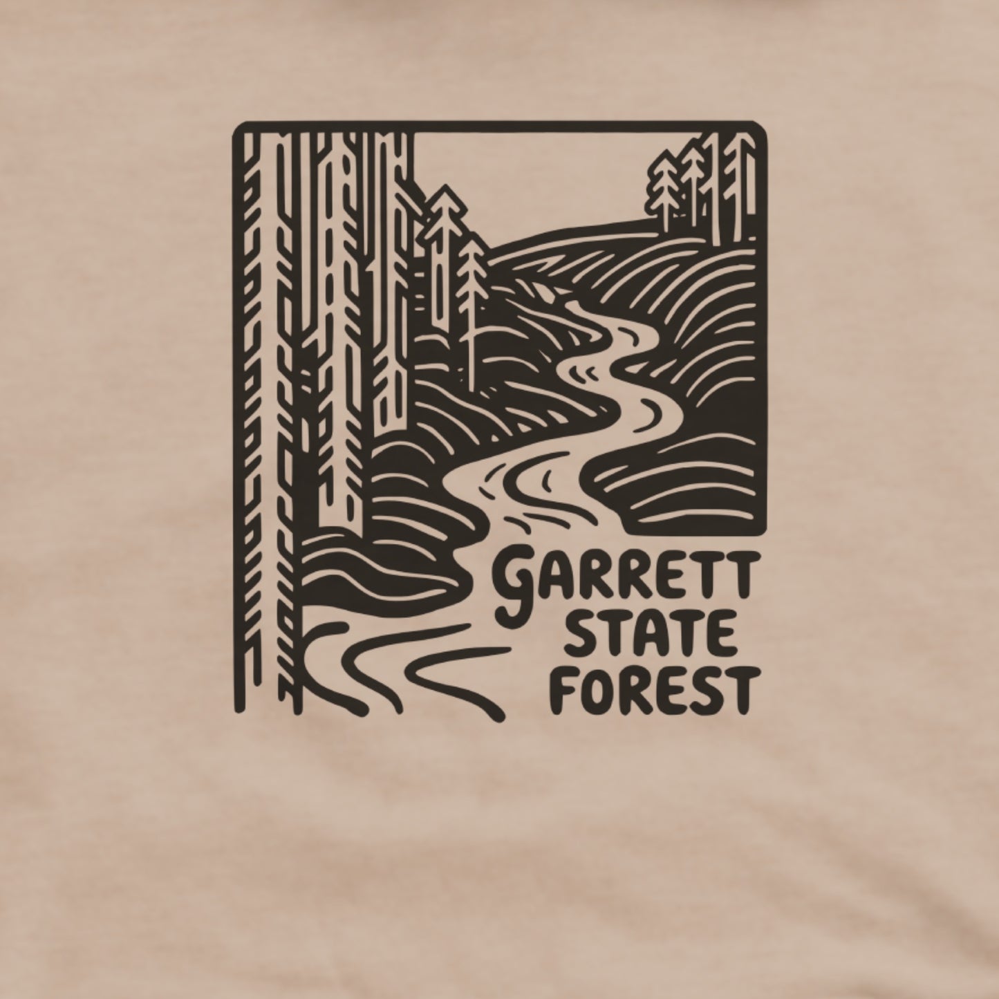 Garrett State Forest Hoodie Adventure and Outdoors Themed Hoodie