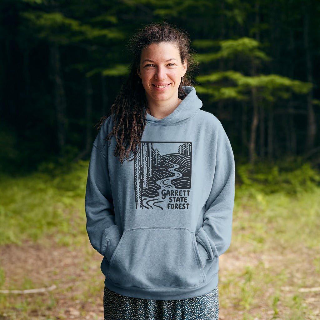 Garrett State Forest Hoodie Adventure and Outdoors Themed Hoodie