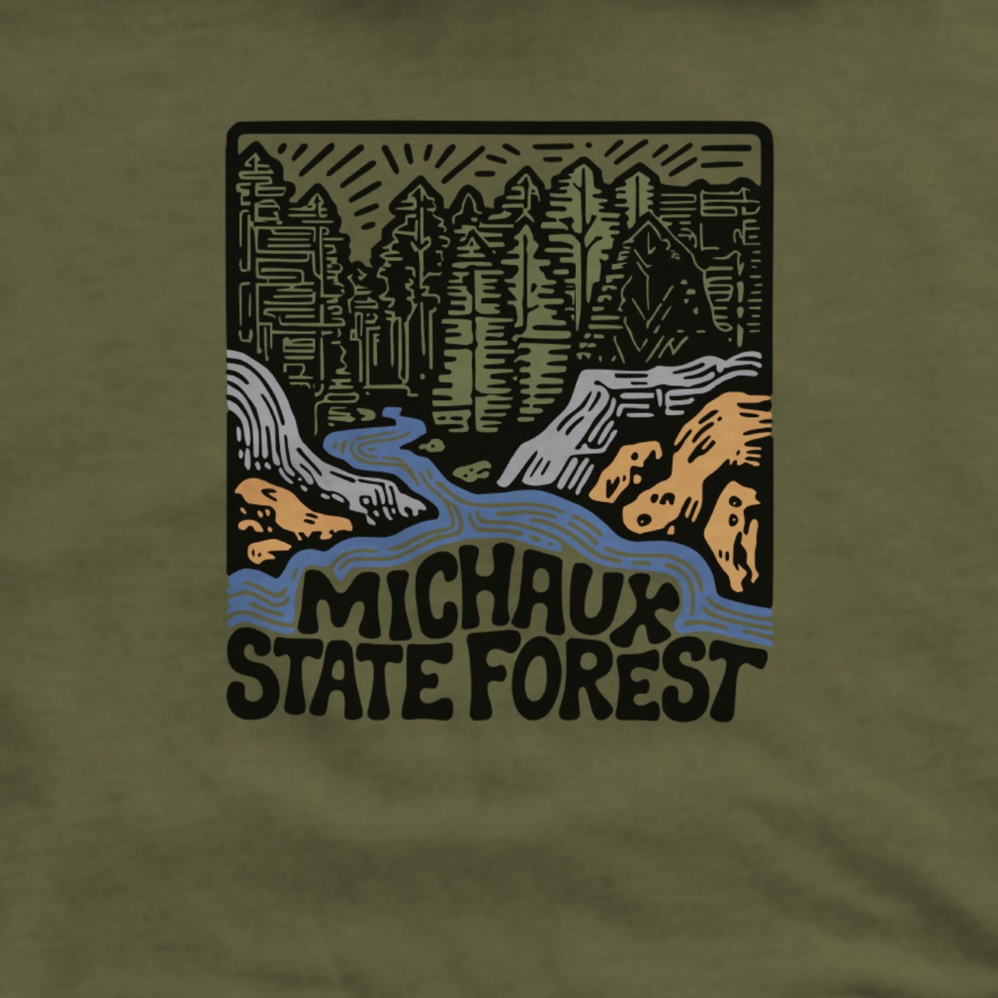 Michaux State Forest Hoodie Adventure and Outdoors Themed Hoodie