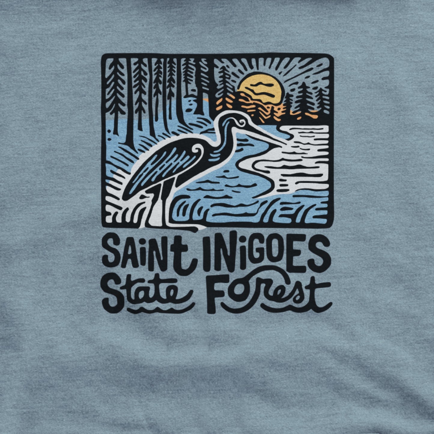 Saint Inigoes State Forest Hoodie Adventure and Outdoors Themed Hoodie