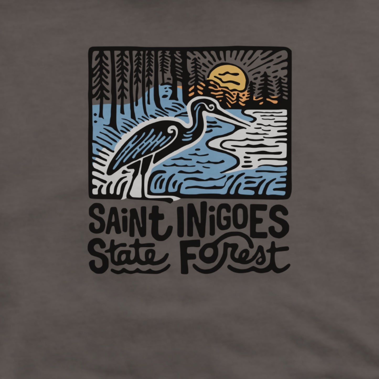 Saint Inigoes State Forest Hoodie Adventure and Outdoors Themed Hoodie