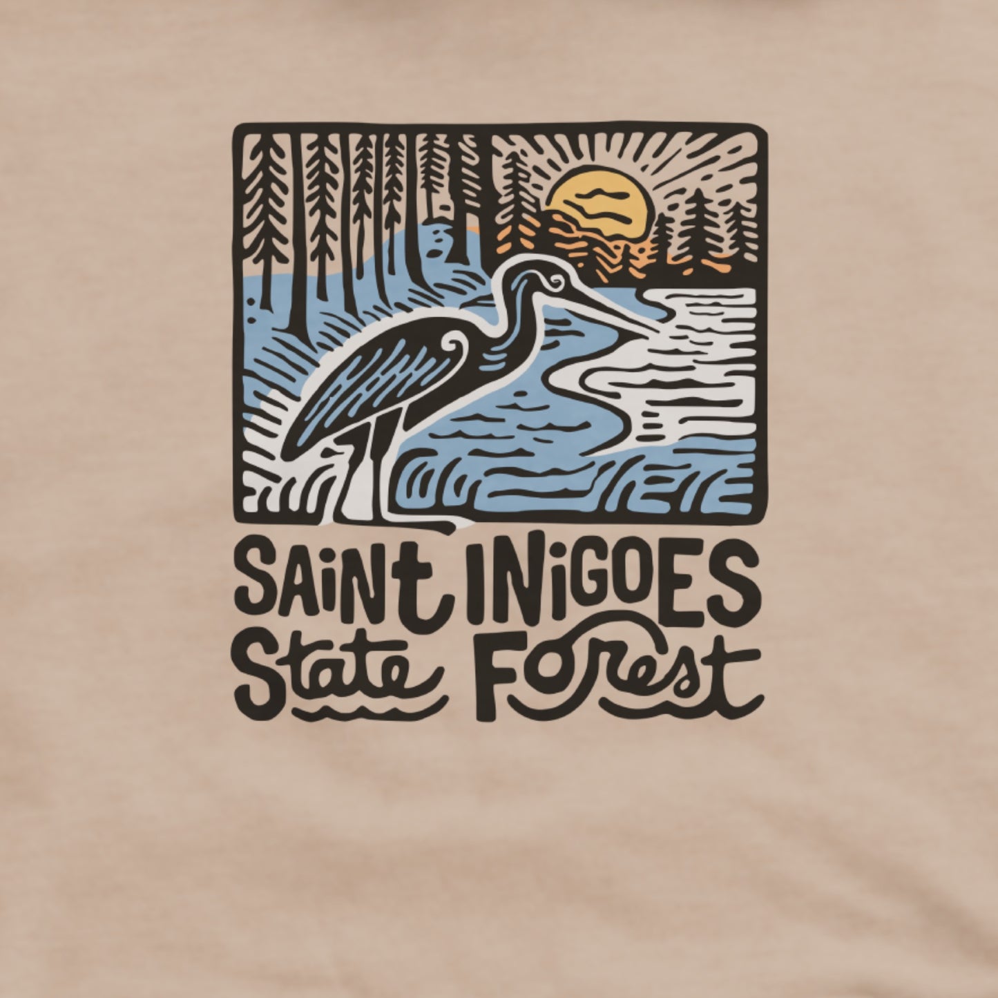 Saint Inigoes State Forest Hoodie Adventure and Outdoors Themed Hoodie