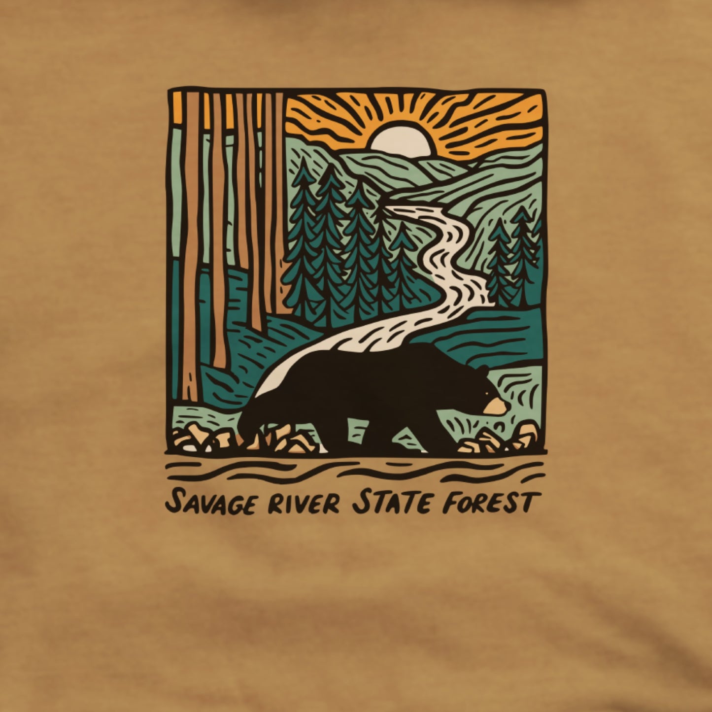 Savage River State Forest Hoodie Adventure and Outdoors Themed Hoodie