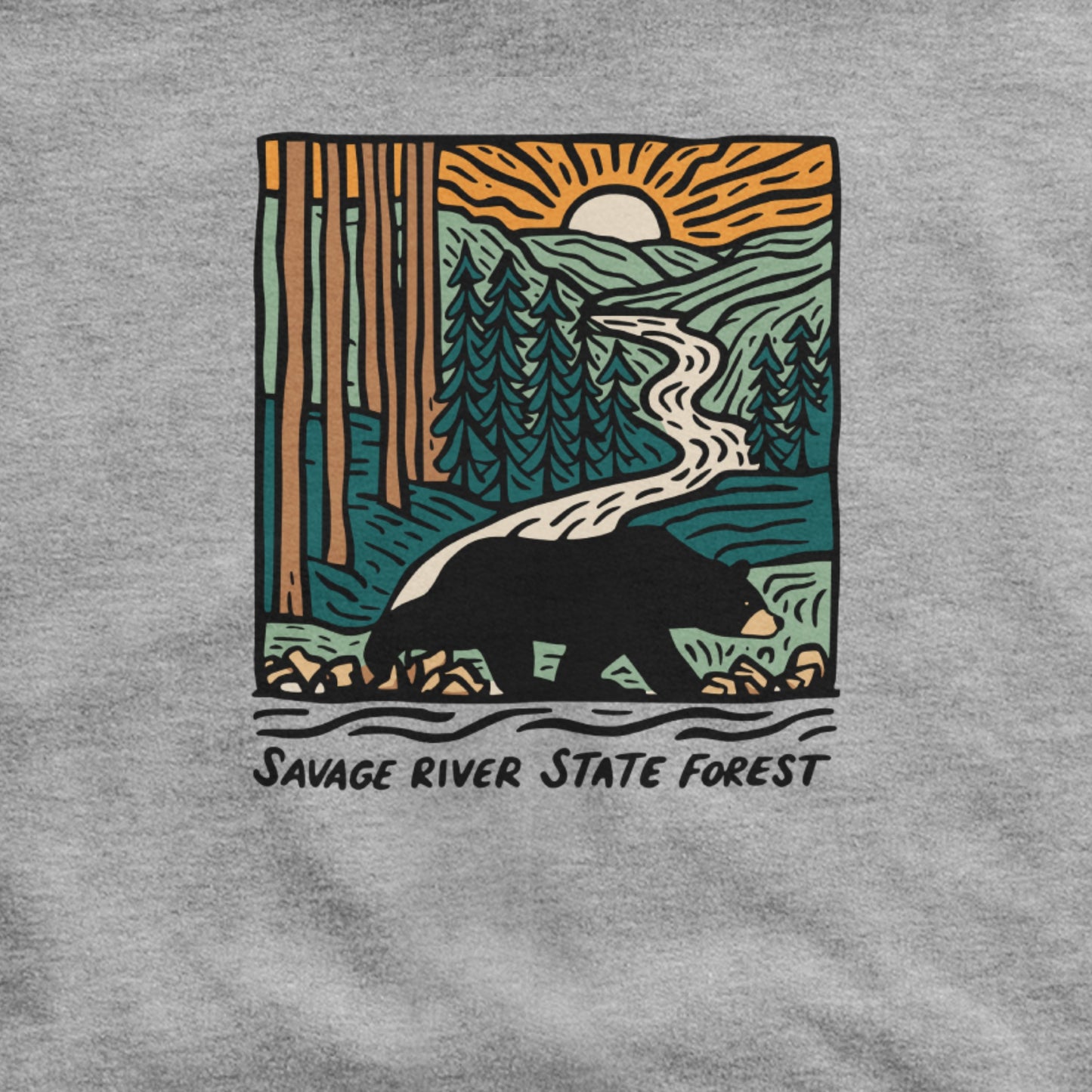 Savage River State Forest Hoodie Adventure and Outdoors Themed Hoodie