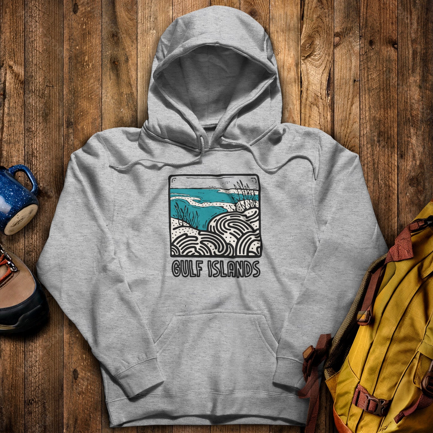 Gulf Islands National Seashore Hoodie Sport Grey Adventure and Outdoors Themed Hoodie
