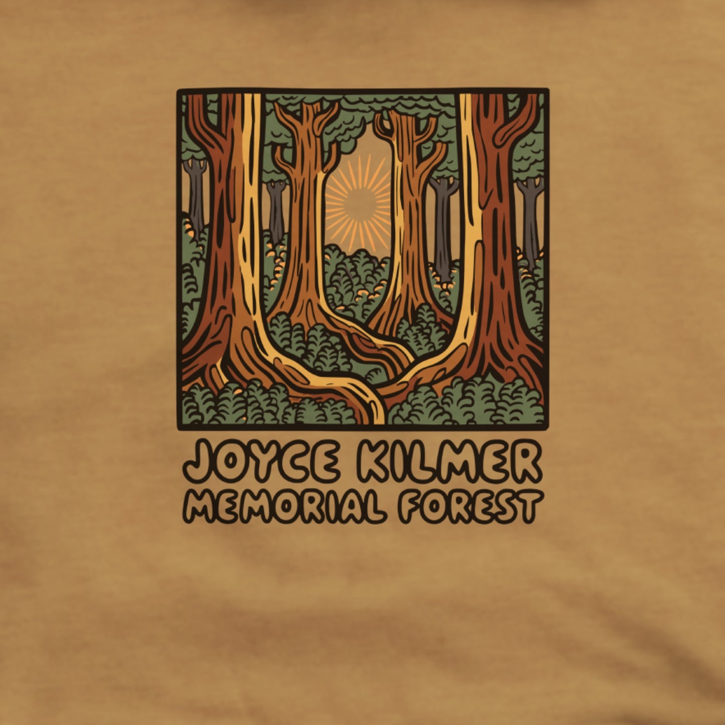 Joyce Kilmer Memorial Forest Hoodie Adventure and Outdoors Themed Hoodie