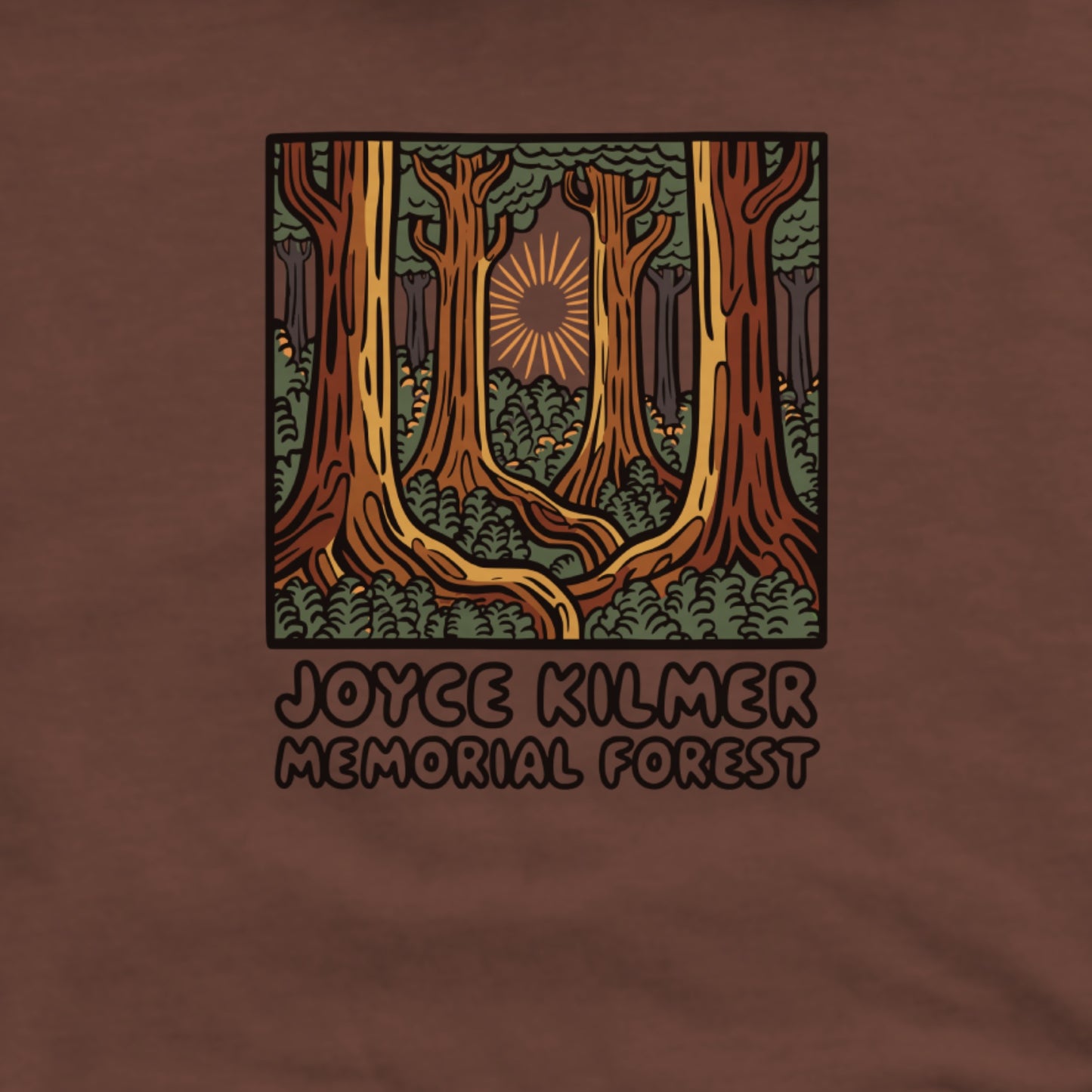 Joyce Kilmer Memorial Forest Hoodie Adventure and Outdoors Themed Hoodie