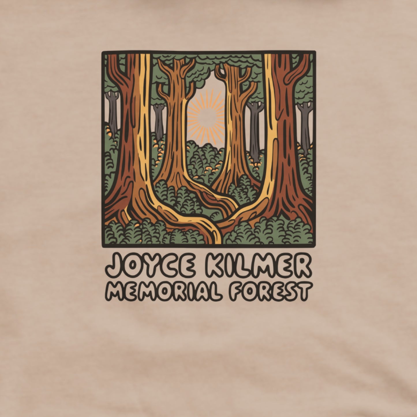 Joyce Kilmer Memorial Forest Hoodie Adventure and Outdoors Themed Hoodie