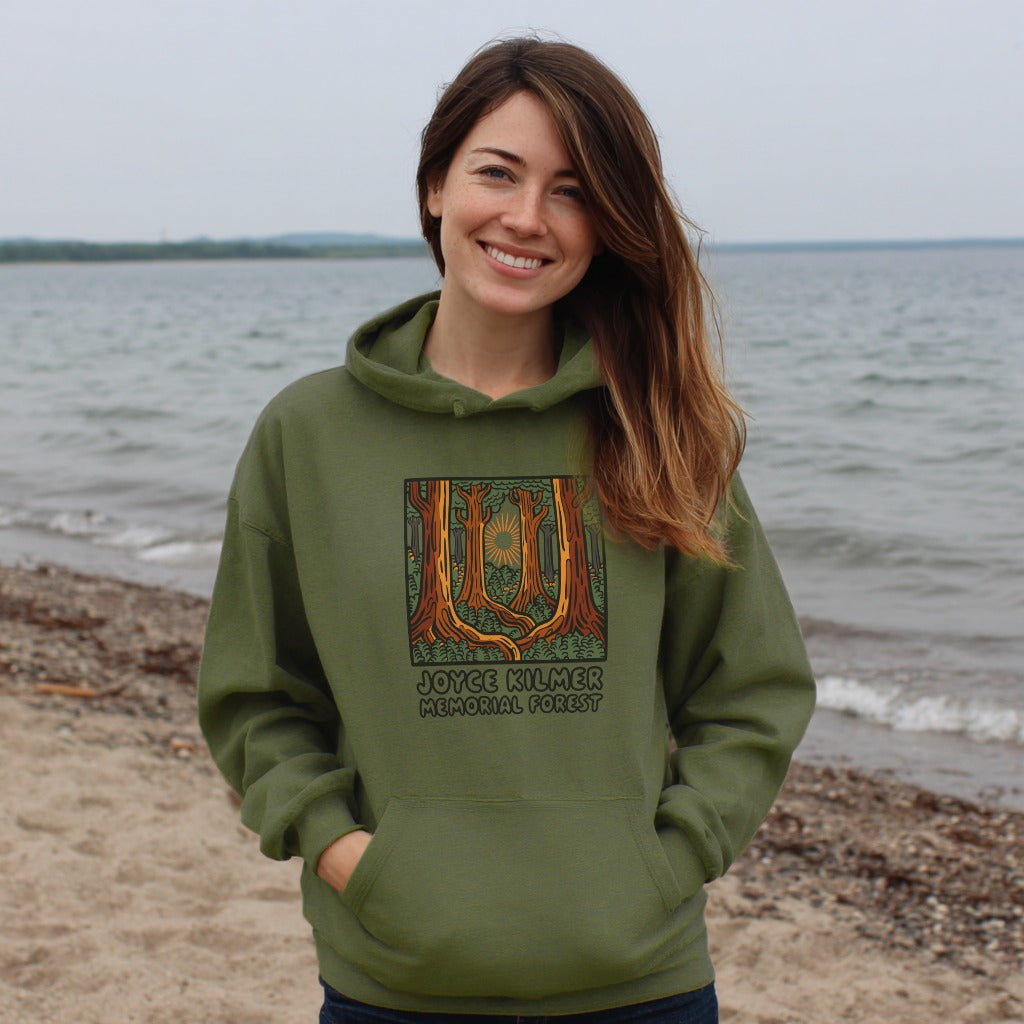 Joyce Kilmer Memorial Forest Hoodie Adventure and Outdoors Themed Hoodie