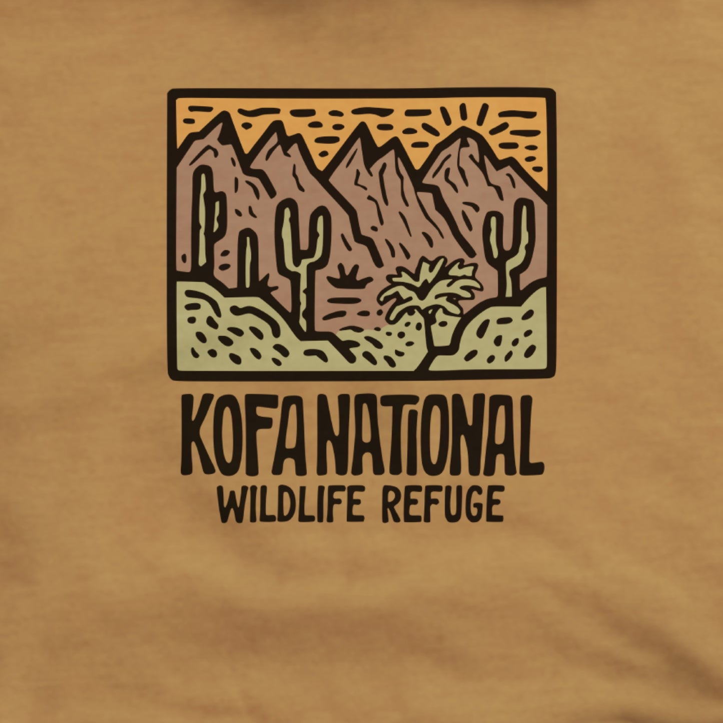 Kofa National Wildlife Refuge Hoodie Adventure and Outdoors Themed Hoodie