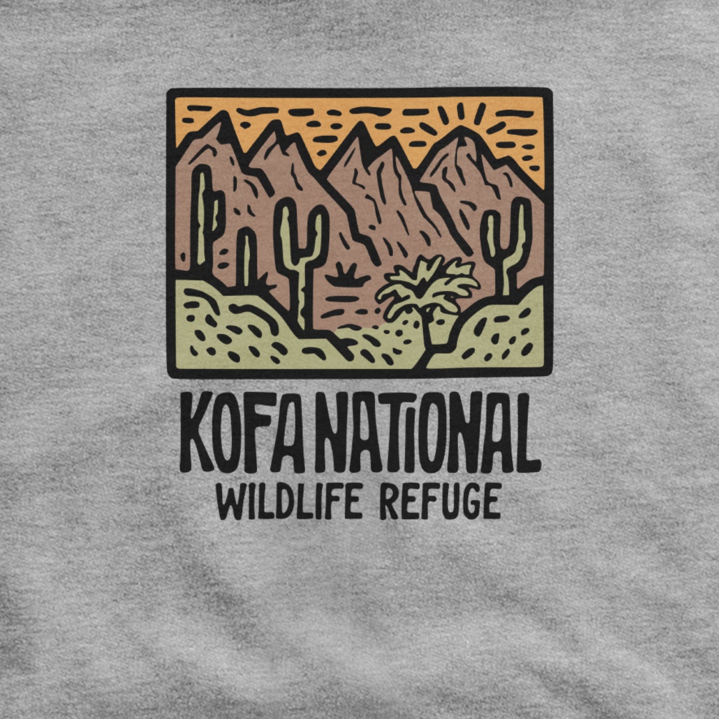 Kofa National Wildlife Refuge Hoodie Adventure and Outdoors Themed Hoodie