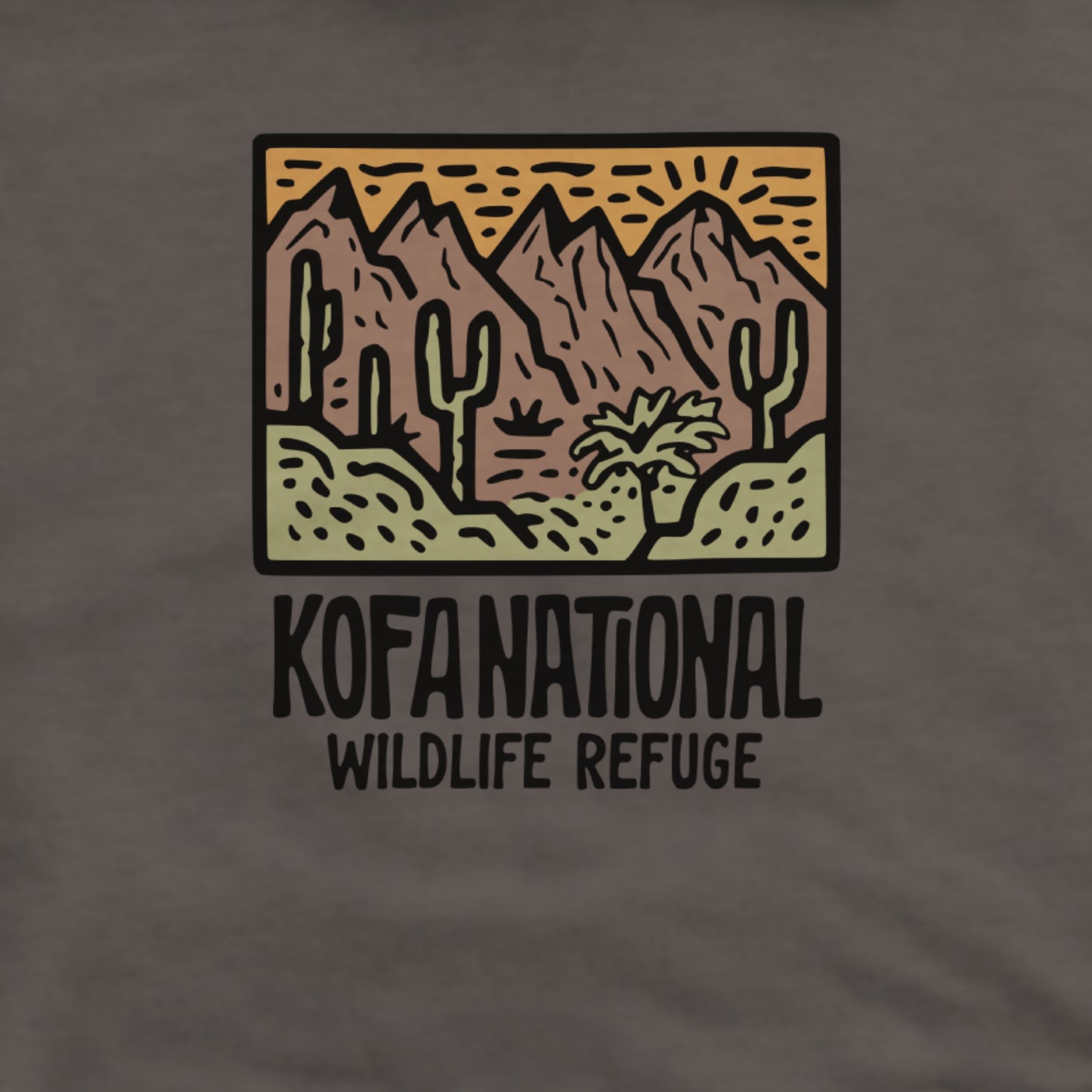 Kofa National Wildlife Refuge Hoodie Adventure and Outdoors Themed Hoodie