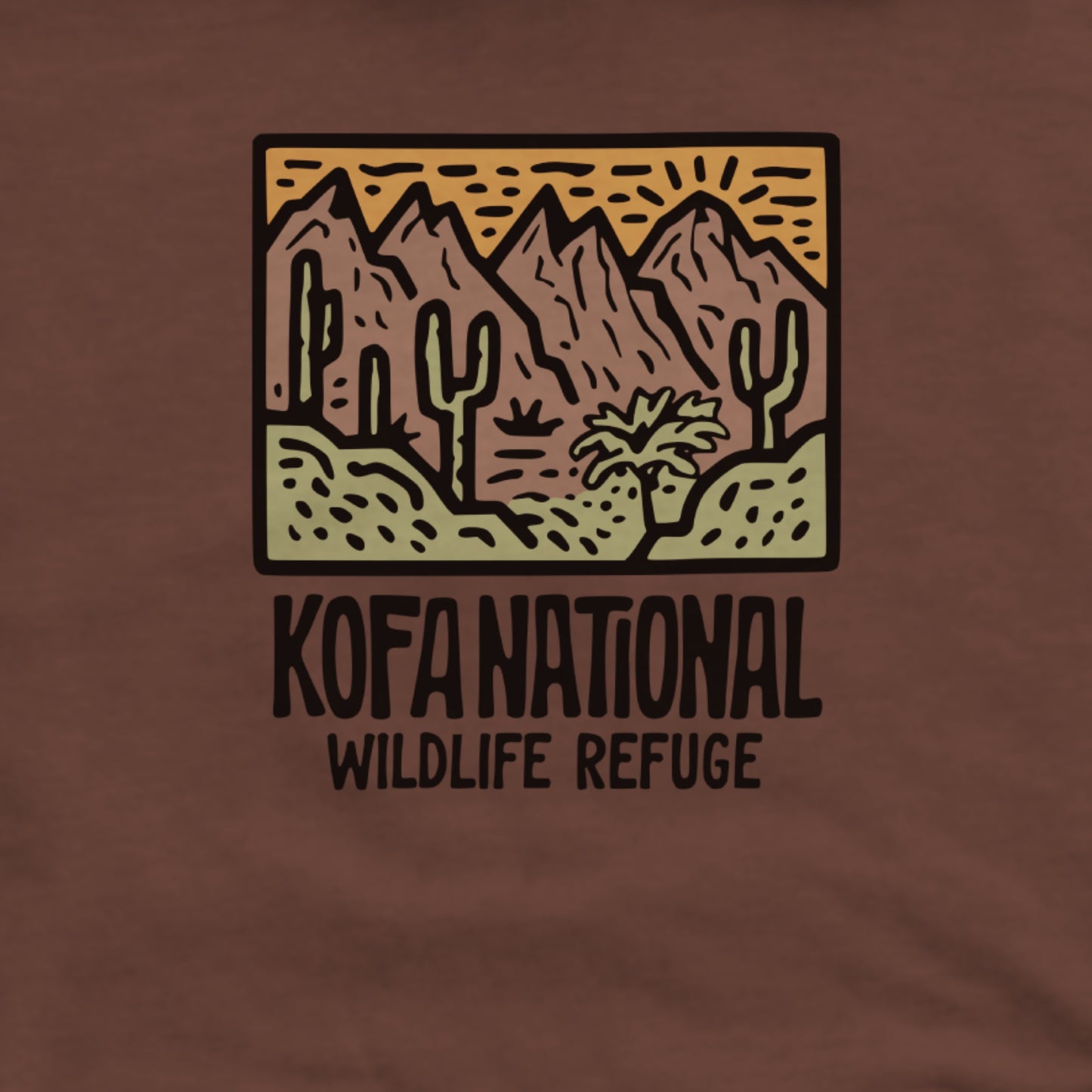 Kofa National Wildlife Refuge Hoodie Adventure and Outdoors Themed Hoodie