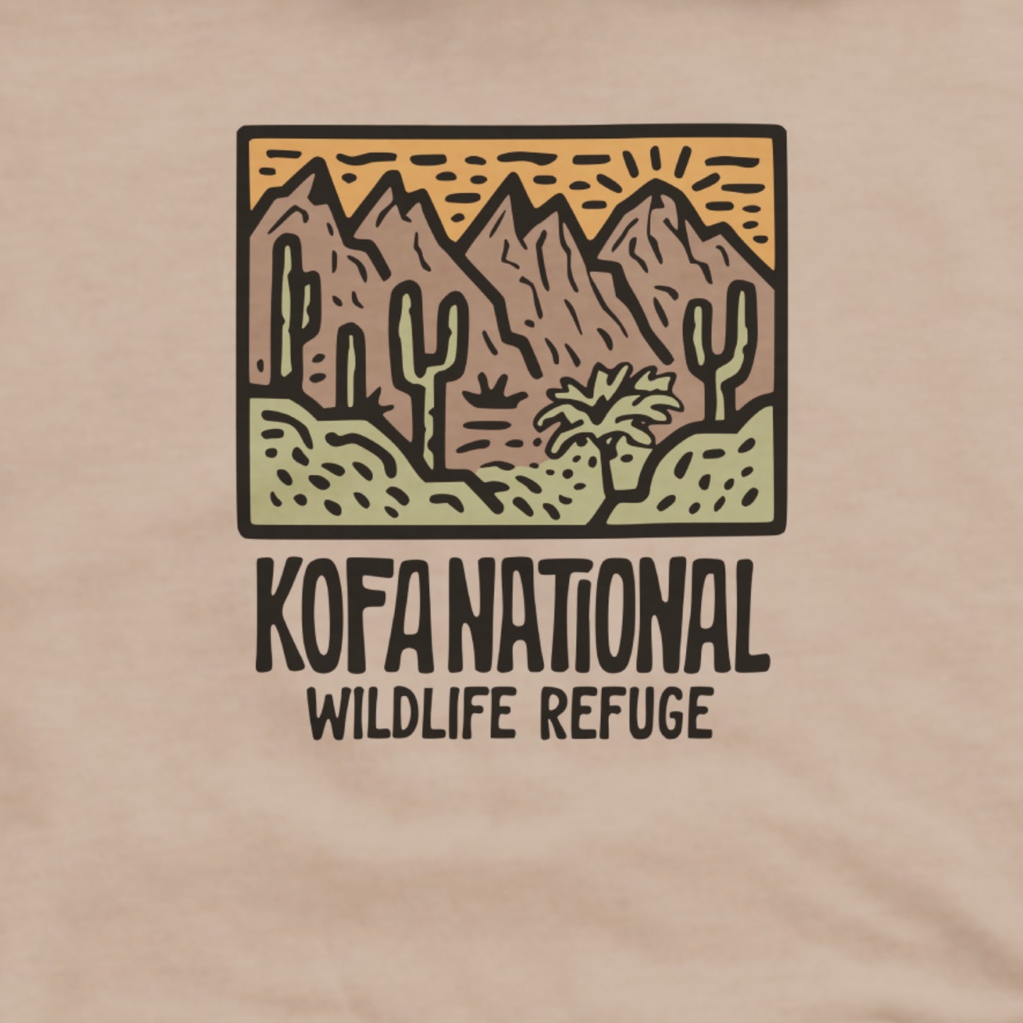 Kofa National Wildlife Refuge Hoodie Adventure and Outdoors Themed Hoodie