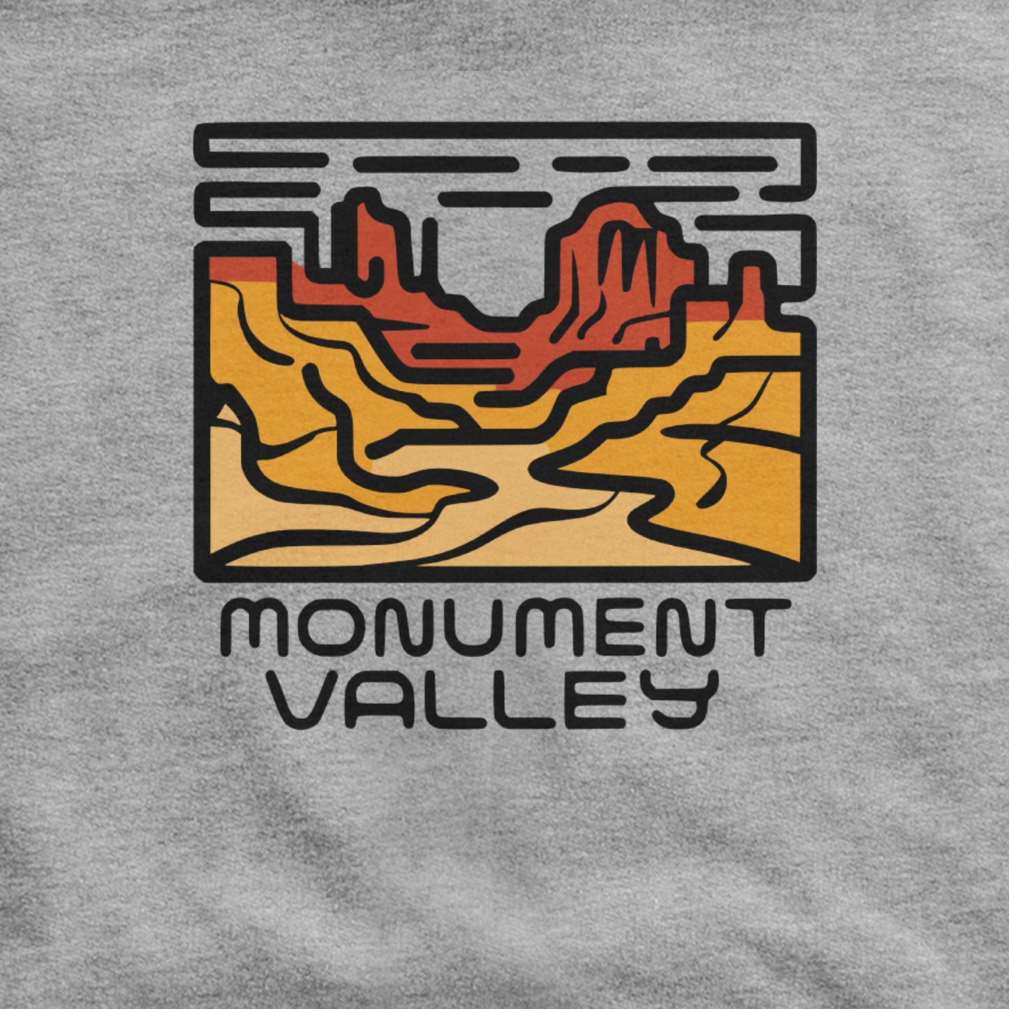 Monument Valley Hoodie Adventure and Outdoors Themed Hoodie