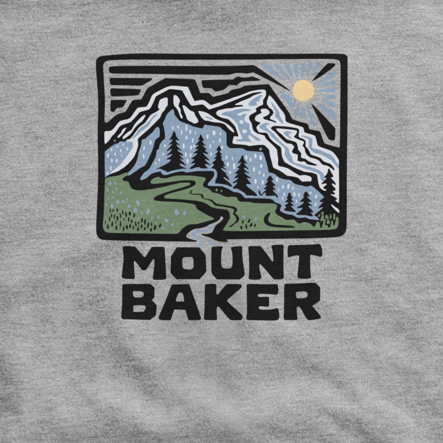 Mount Baker Hoodie Adventure and Outdoors Themed Hoodie