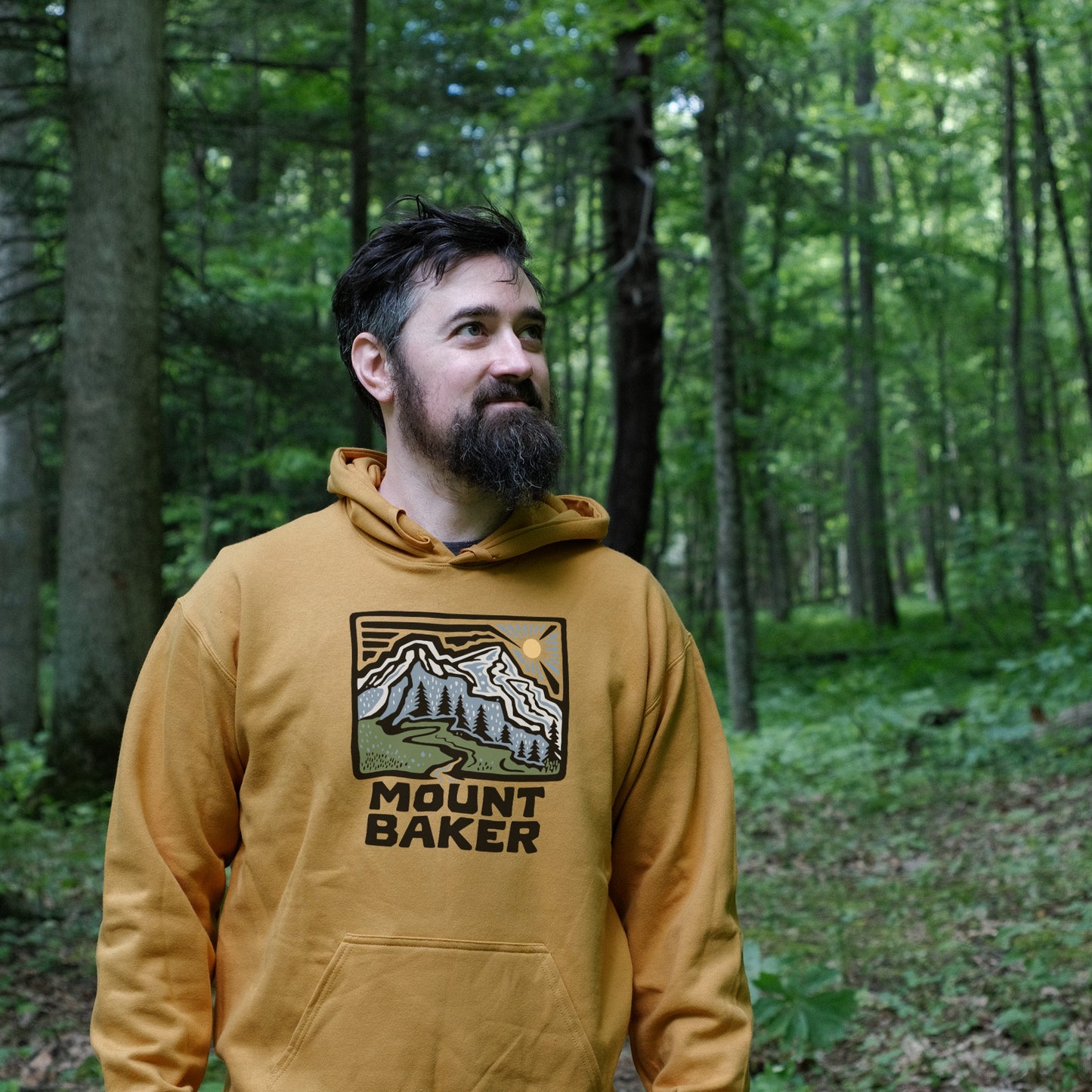 Mount Baker Hoodie Adventure and Outdoors Themed Hoodie