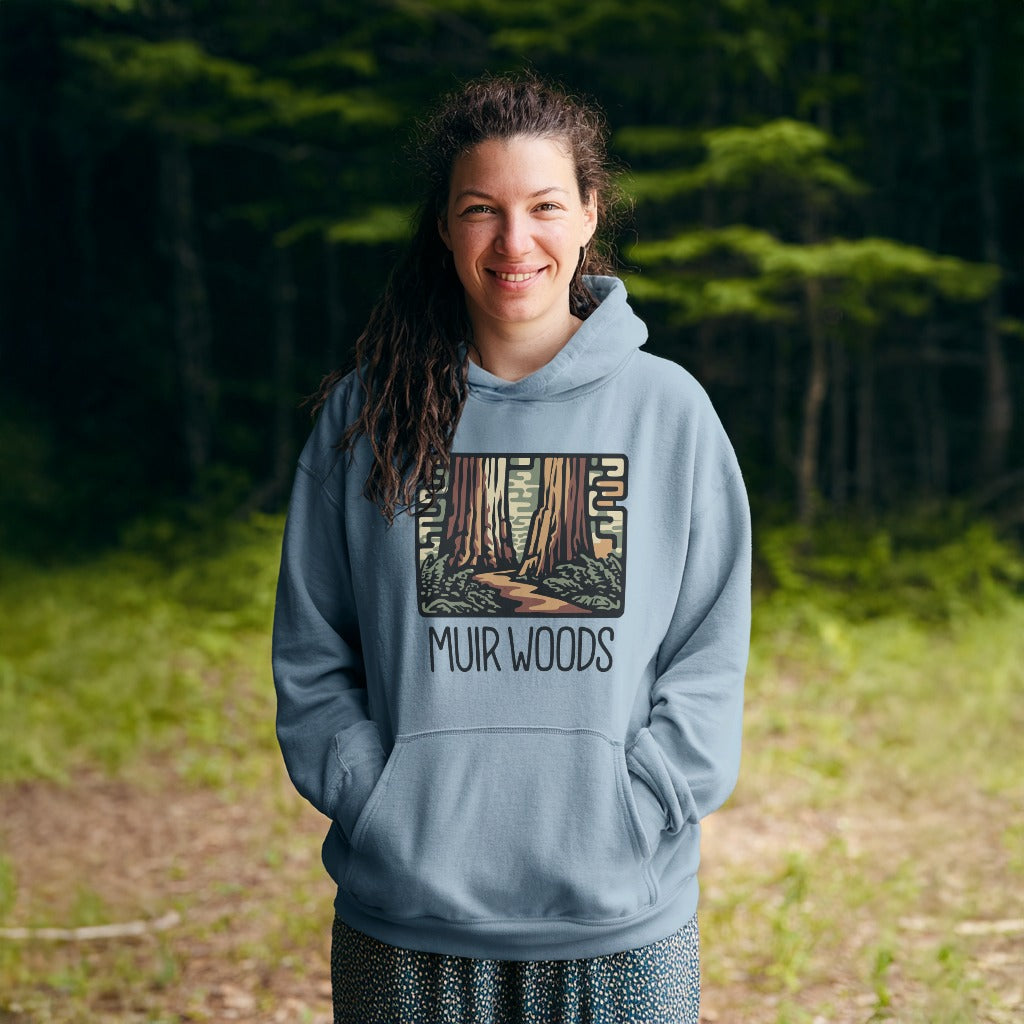 Muir Woods National Monument Hoodie Adventure and Outdoors Themed Hoodie