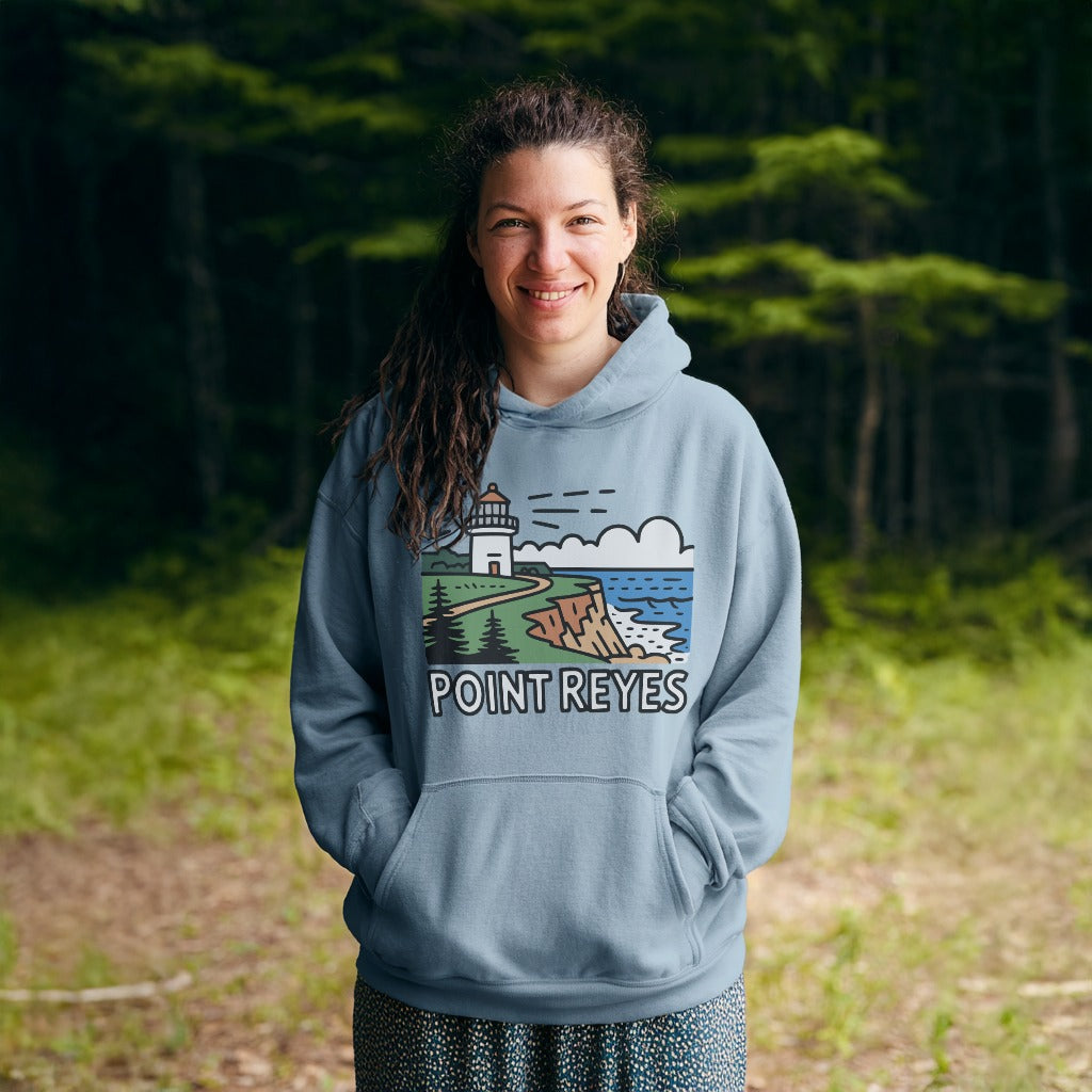 Point Reyes National Seashore Hoodie Adventure and Outdoors Themed Hoodie