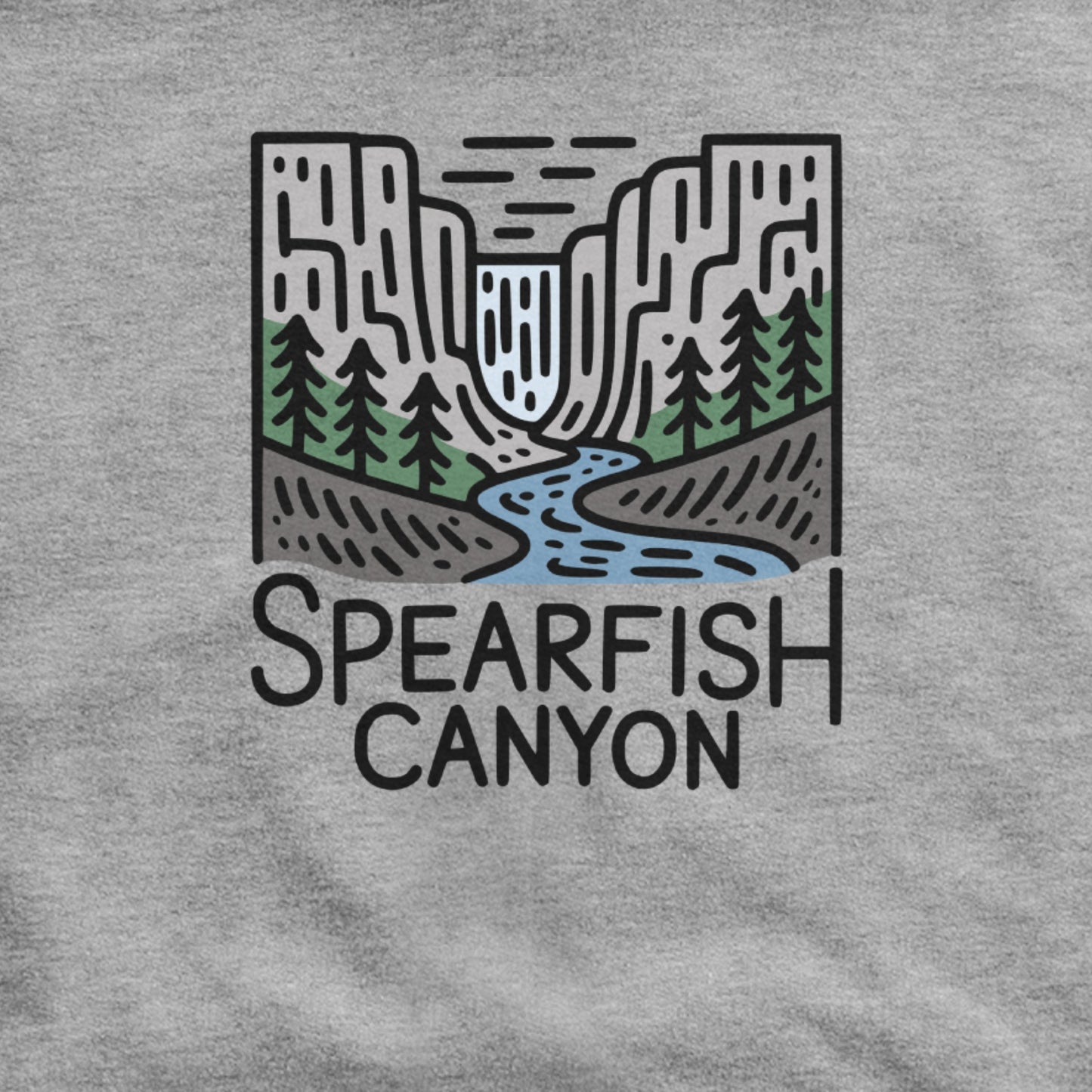 Spearfish Canyon Hoodie Adventure and Outdoors Themed Hoodie