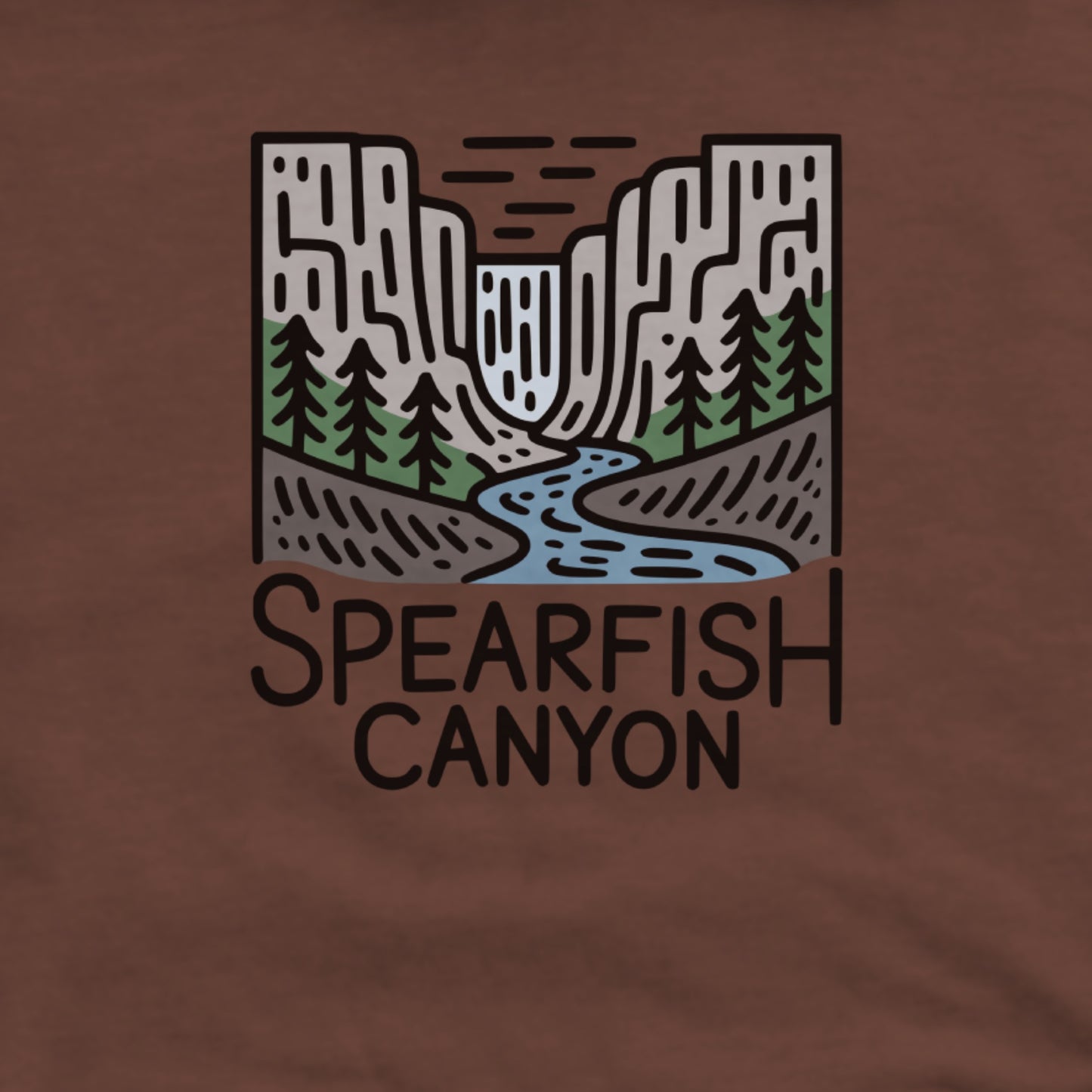 Spearfish Canyon Hoodie Adventure and Outdoors Themed Hoodie