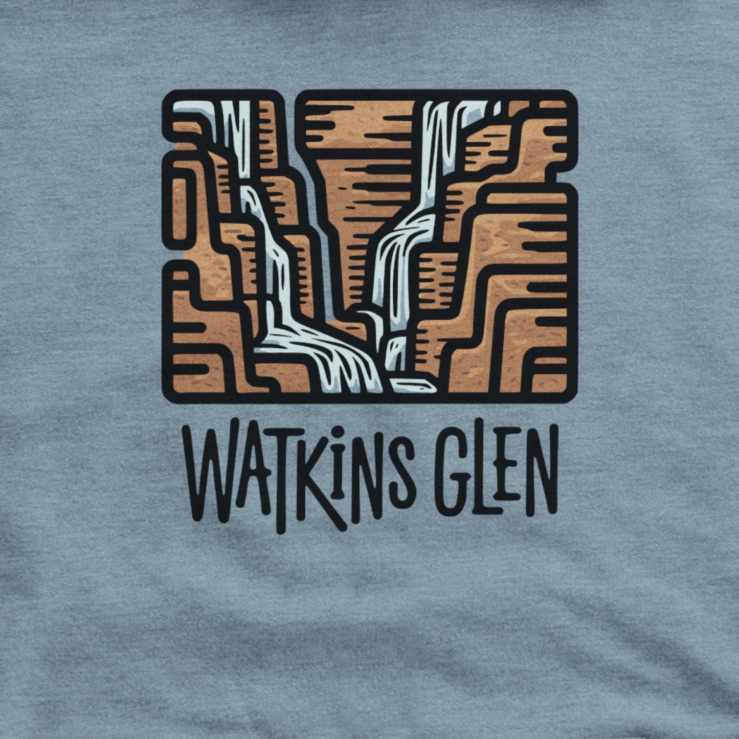 Watkins Glen Hoodie Adventure and Outdoors Themed Hoodie
